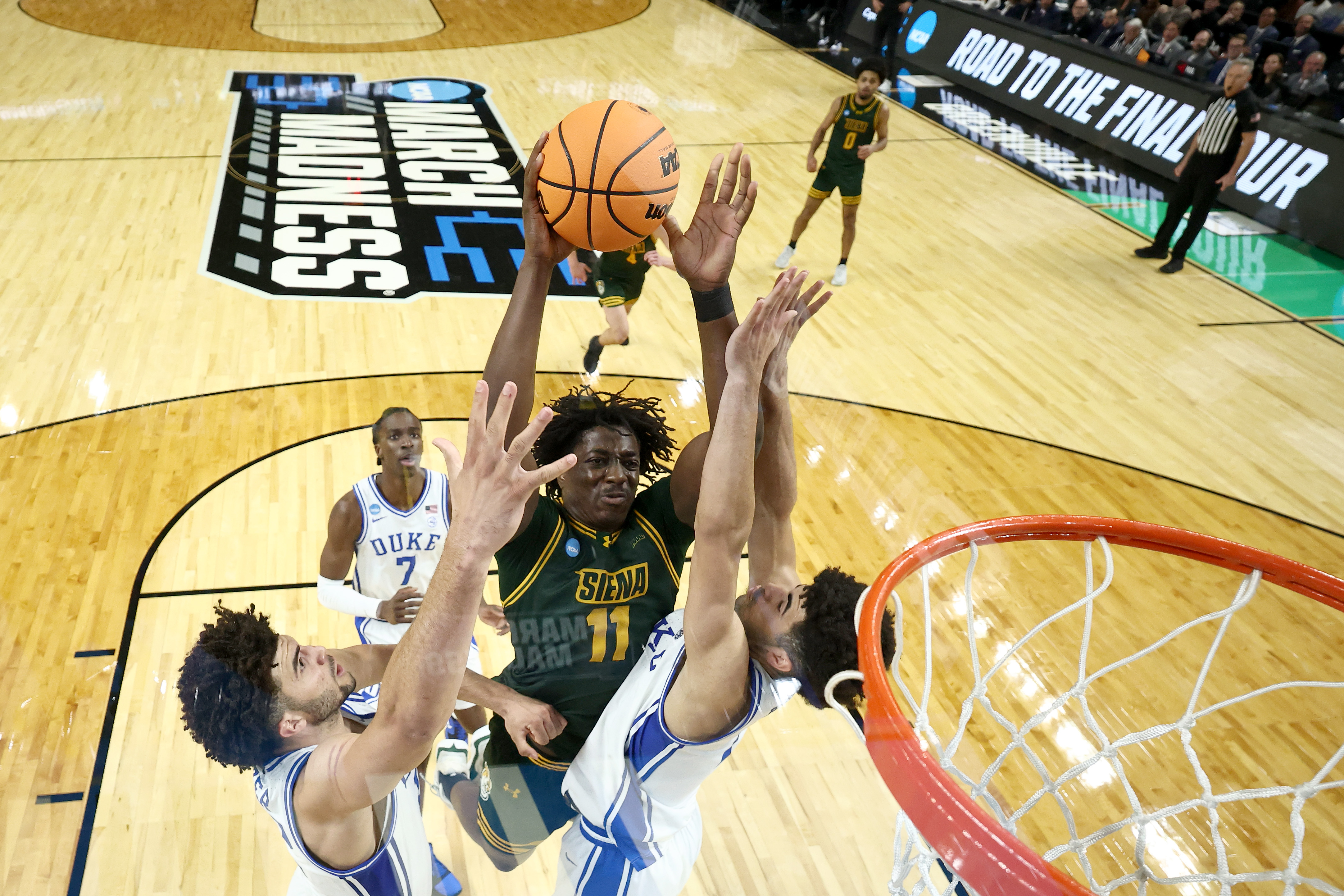 Francis Folefac played 40 minutes versus Duke in the NCAA Tournament