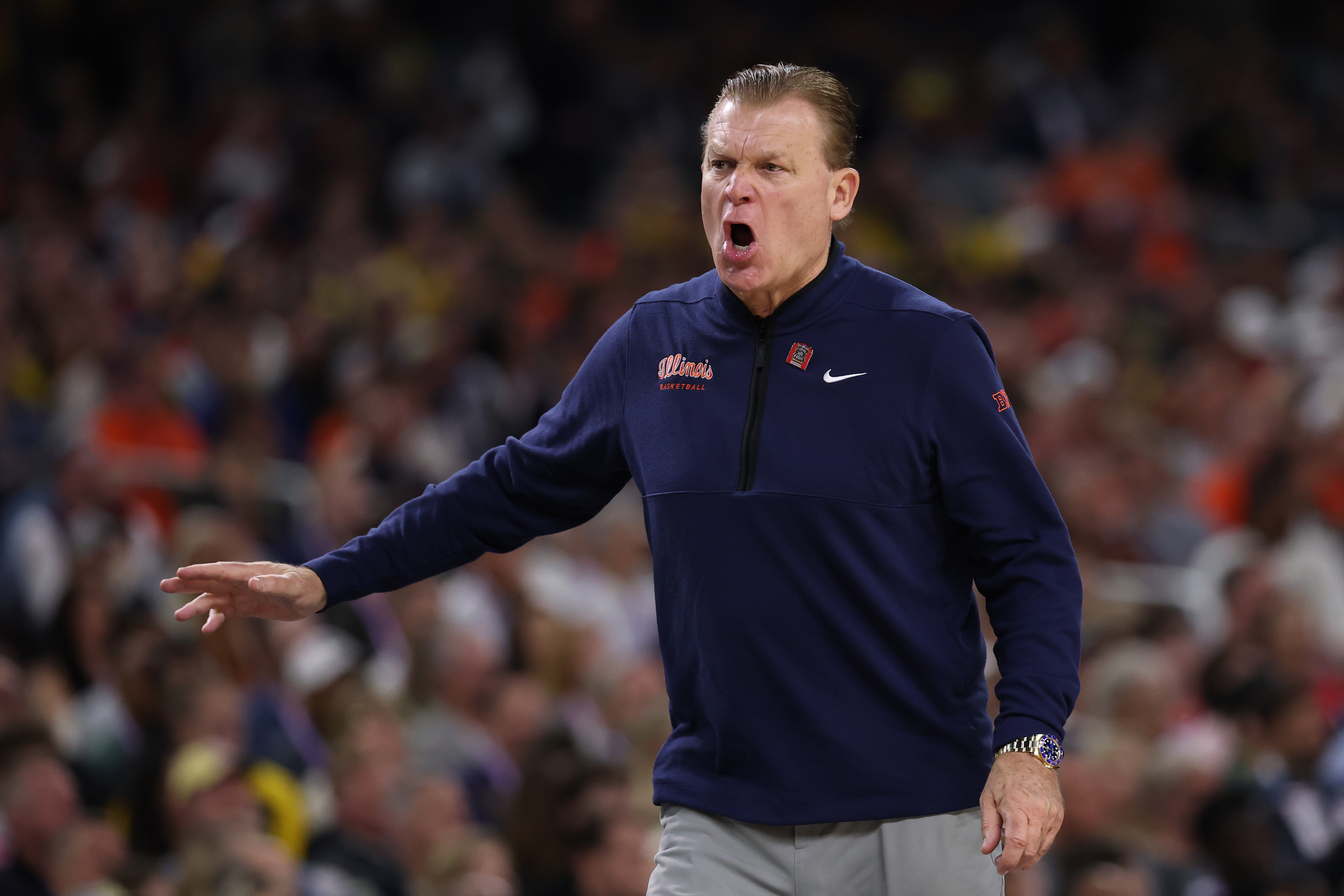 Brad Underwood led the Illini to their first Final Four since 2005 before being knocked out by UConn