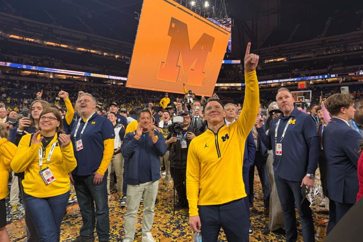 Dusty May grew up in Indiana. In his return home, he took Michigan to the promised land.