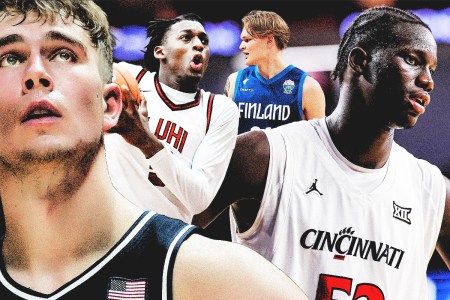 From left to right: Motiejus Krivas, Dylan Mingo, Miikka Muurinen and Moustapha Thiam