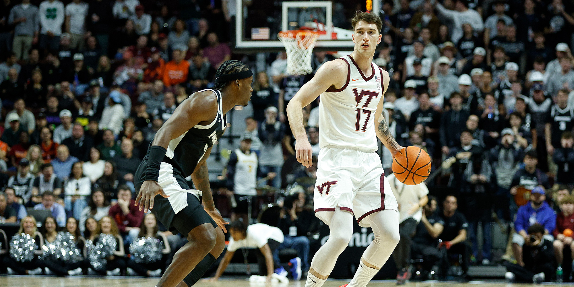 Virginia Tech basketball player Neoklis Avdalas