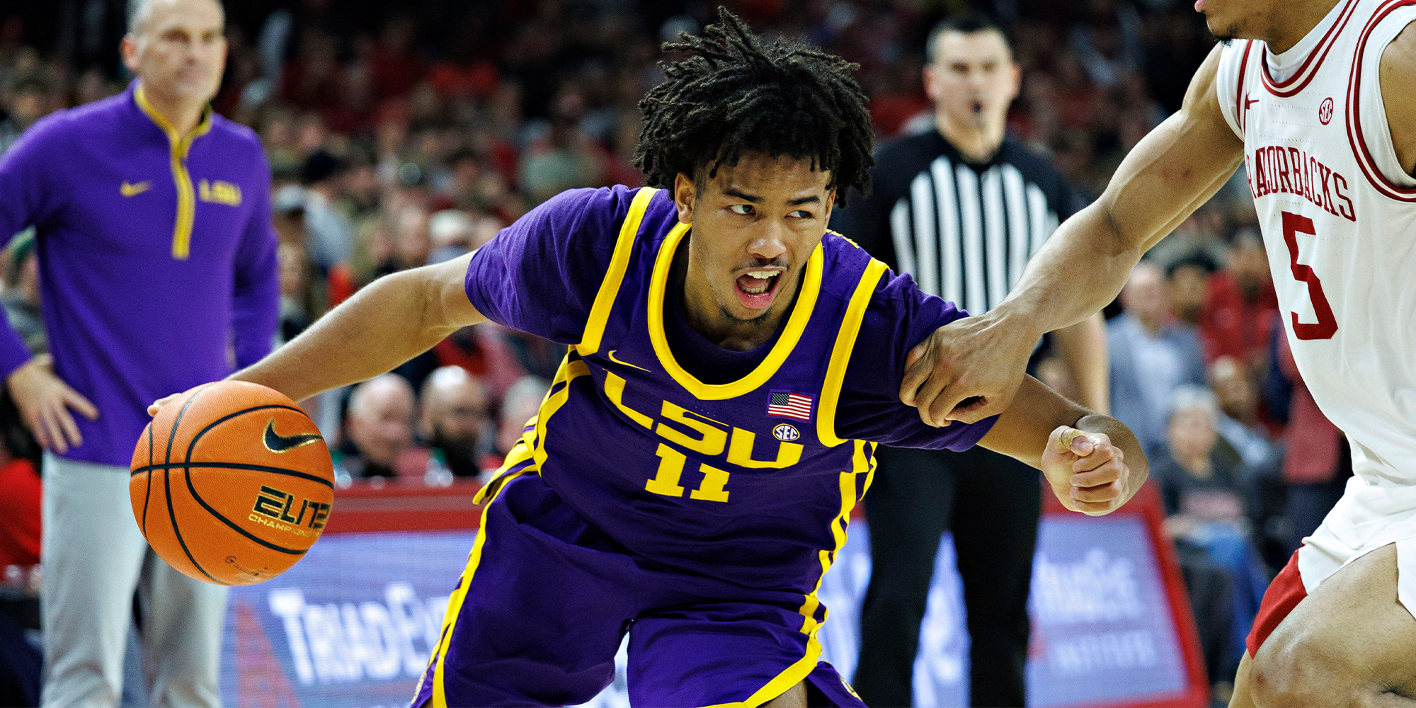 LSU basketball player Dedan Thomas, Jr.