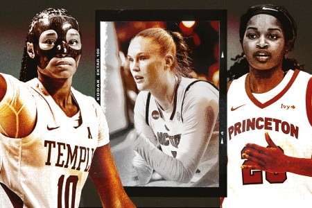 Savannah Curry (Temple), Tilda Trygger (NC Stat) and Madison St. Rose (Princeton)