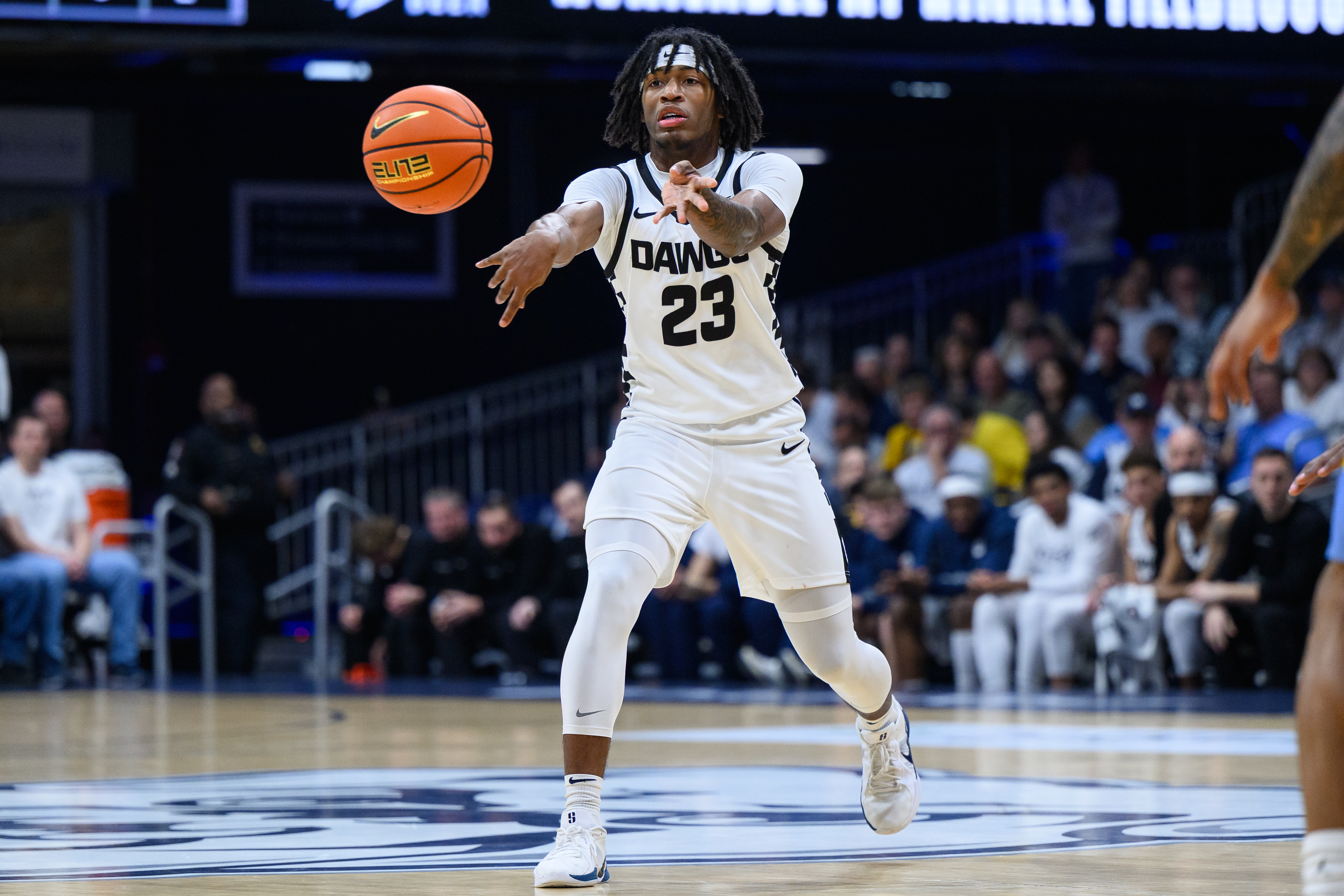 Sophomore Azavier “Stink” Robinson will step into the Bruins starting point guard role after transferring from Butler