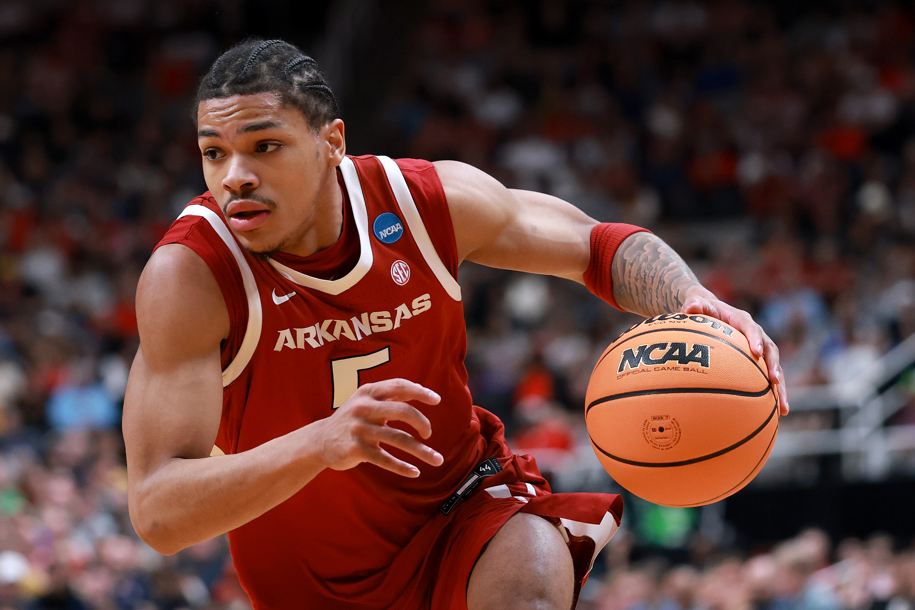 Darius Acuff Jr. rocketed up draft boards during his spectacular freshman season at Arkansas