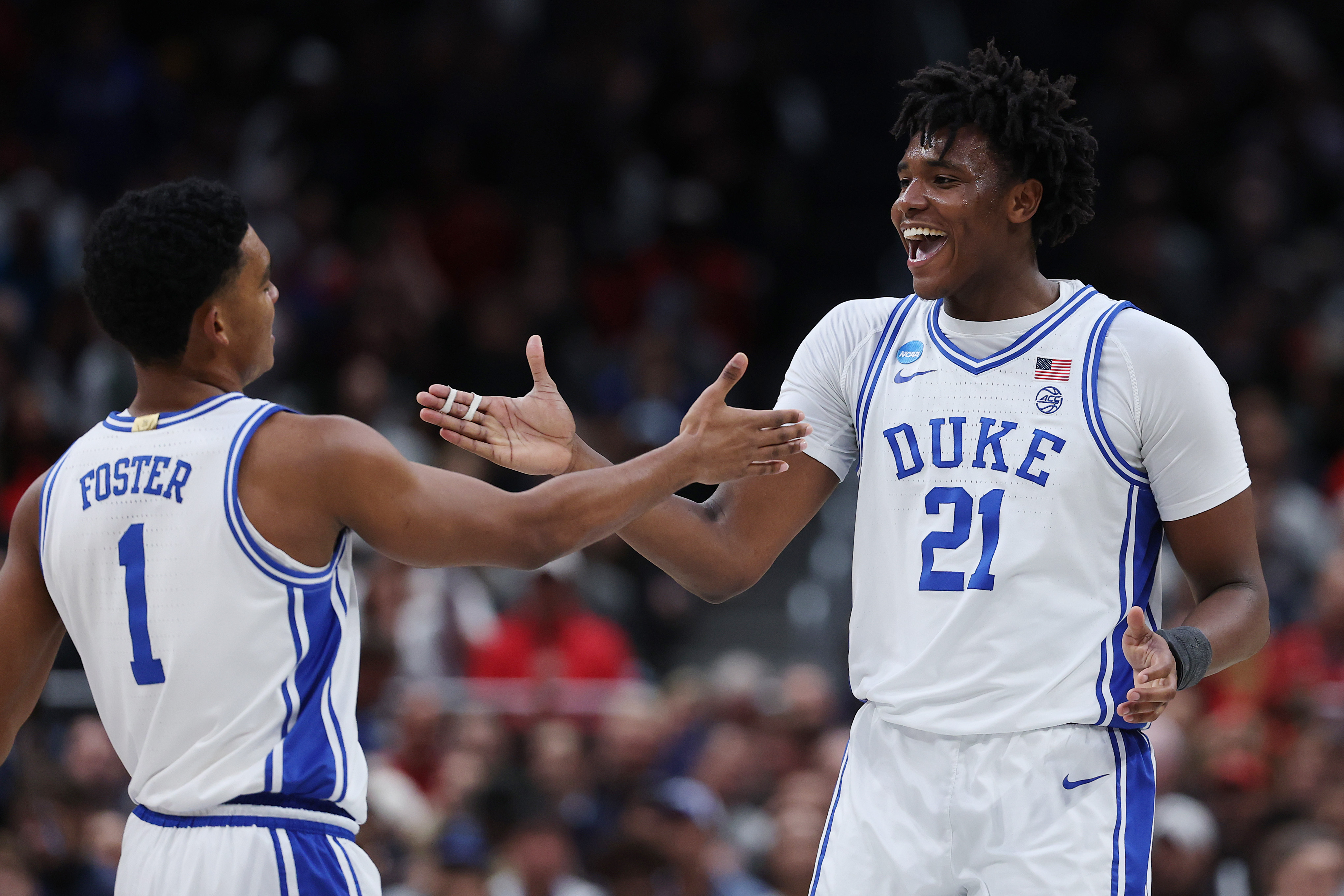 Caleb Foster and Patrick Ngongba will be in the spotlight when Duke begins its streaming partnership with Amazon