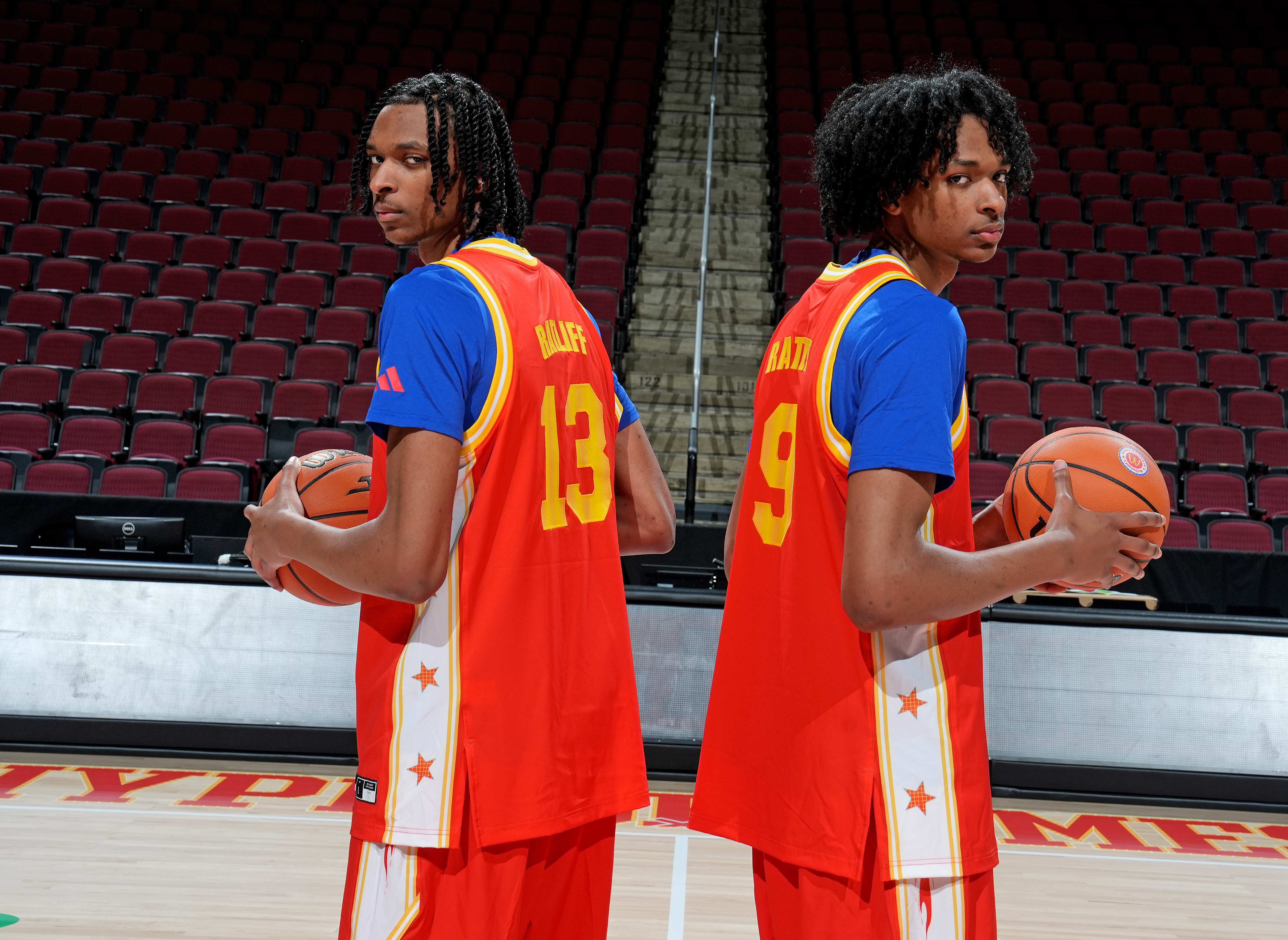 Twin brothers and incoming freshmen Darius Ratliff (13) and Adonis Ratliff (9) are two big reasons why USC could be dangerous this year in the Big Ten