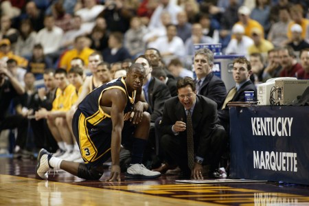 Tom Crean with Dwyane Wade at Marquette