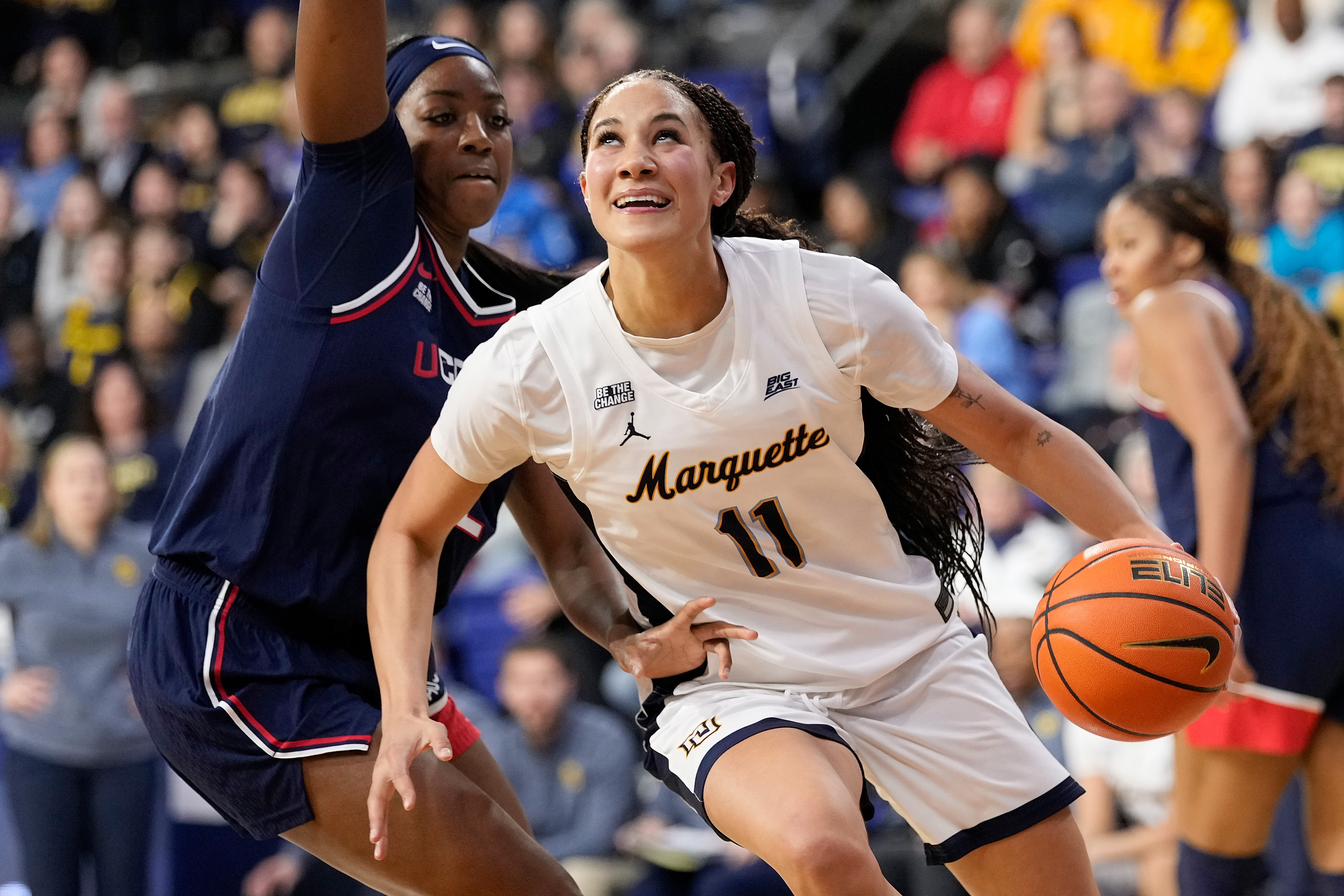 Forward Skylar Forbes led Marquette in scoring last season