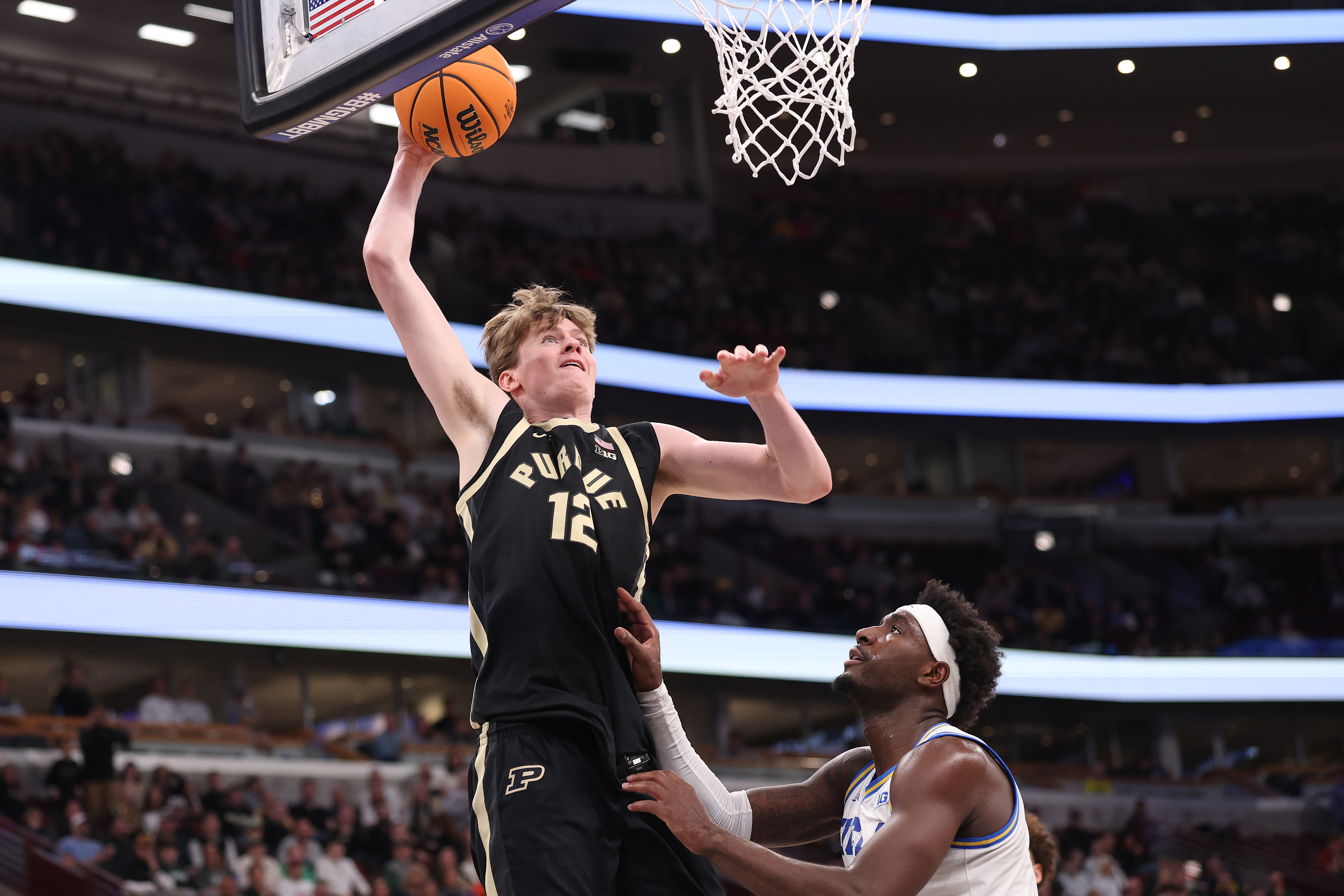 Daniel Jacobsen, Purdue's backup center last season, will battle Raleigh Burgess and Sinan Huan for the starting job this fall