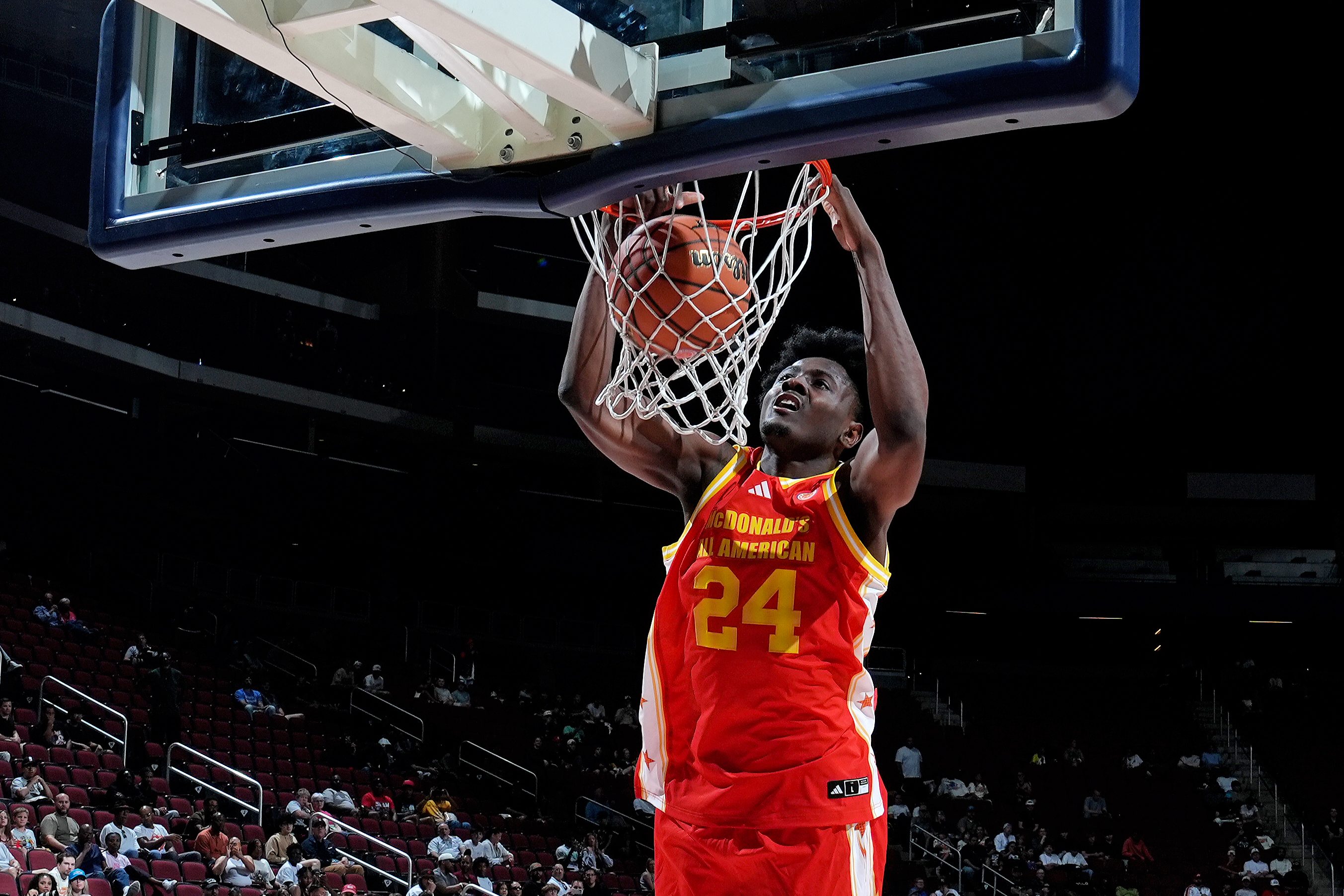 Seen here playing at the 2026 McDonalds High School All-American game, Latrell Allmond is the highest-ranked recruit to choose OSU since Cade Cunningham in 2020