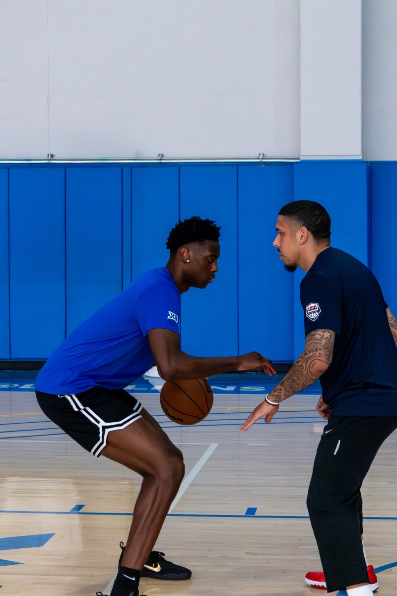 Gonzales has been working with A.J. on his game but has also encouraged him to relax and have fun off the court as well