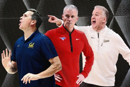 From Left to Right: Cal's Mark Madsen, SMU's Andy Enfield and Purdue's Matt Painter