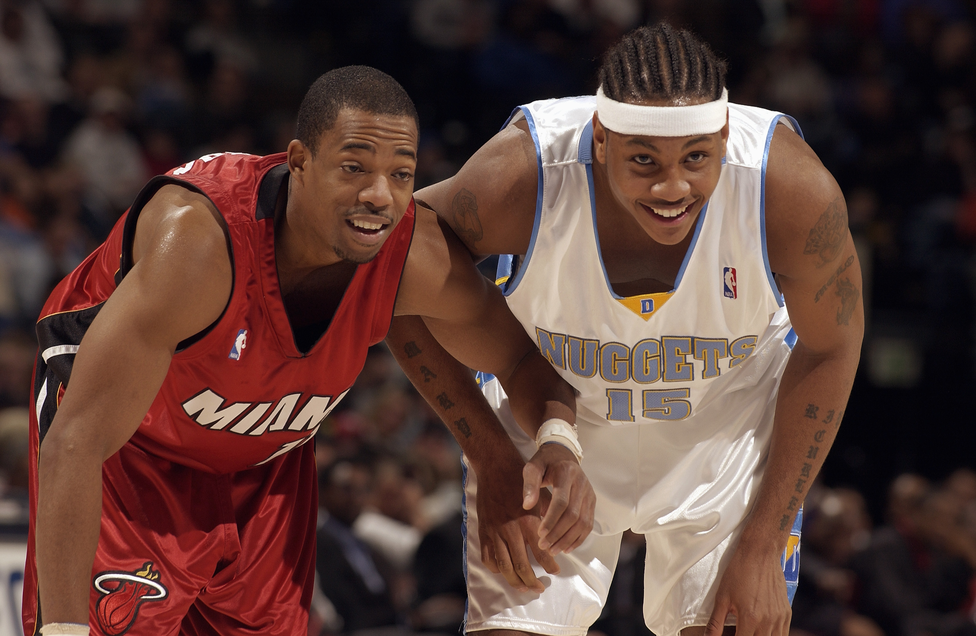 Rafer Alston defends Carmelo Anthony in 2003