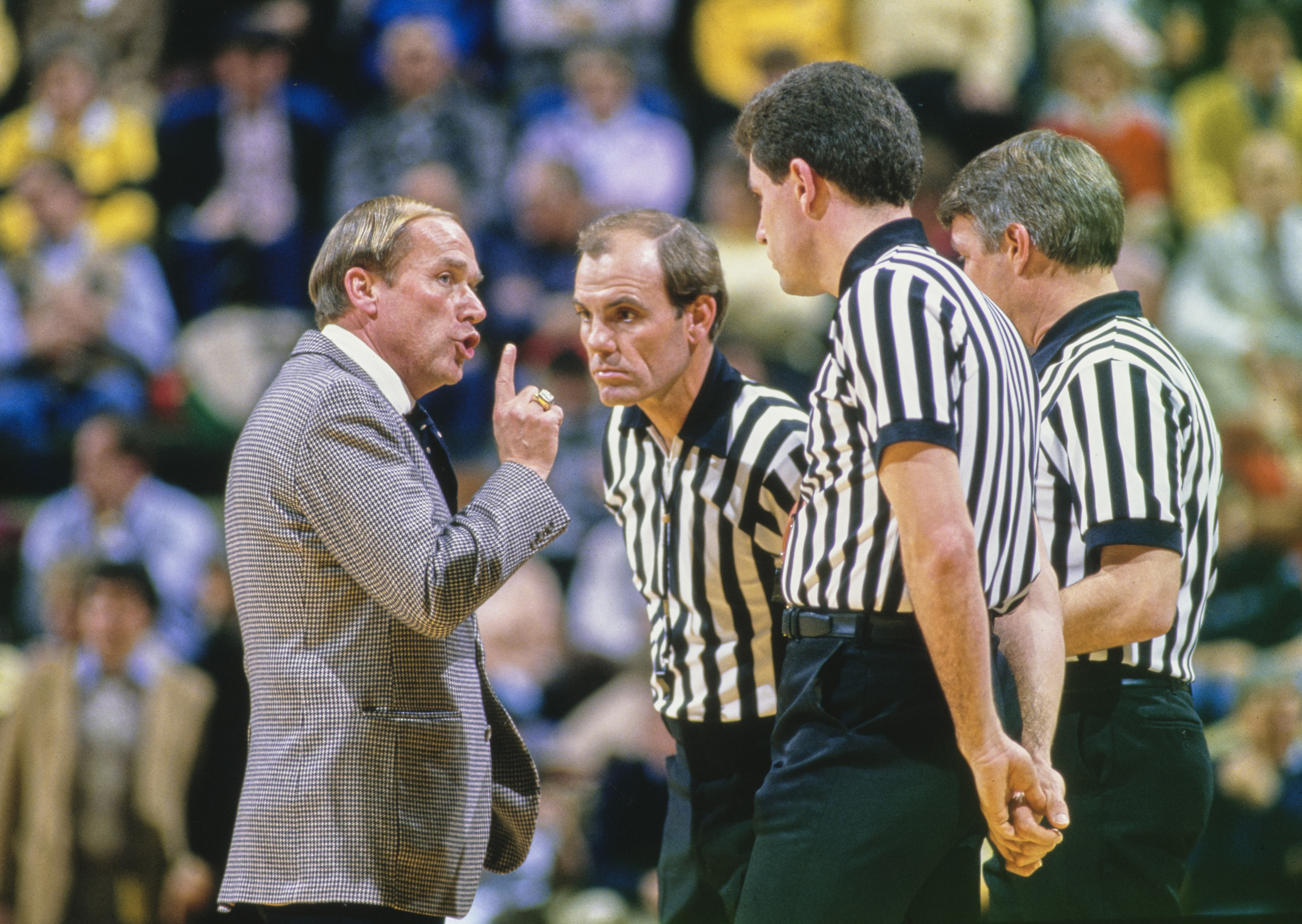 Oklahoma coach Billy Tubbs had a penchant for arguing with officials