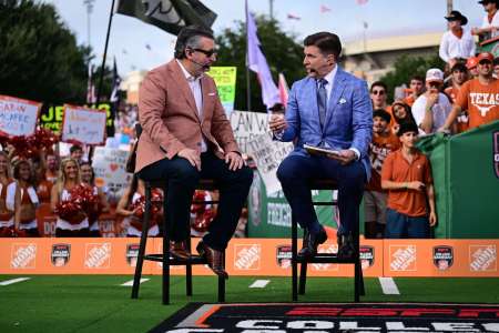 Ted Cruz with Rese Davis on College Gameday