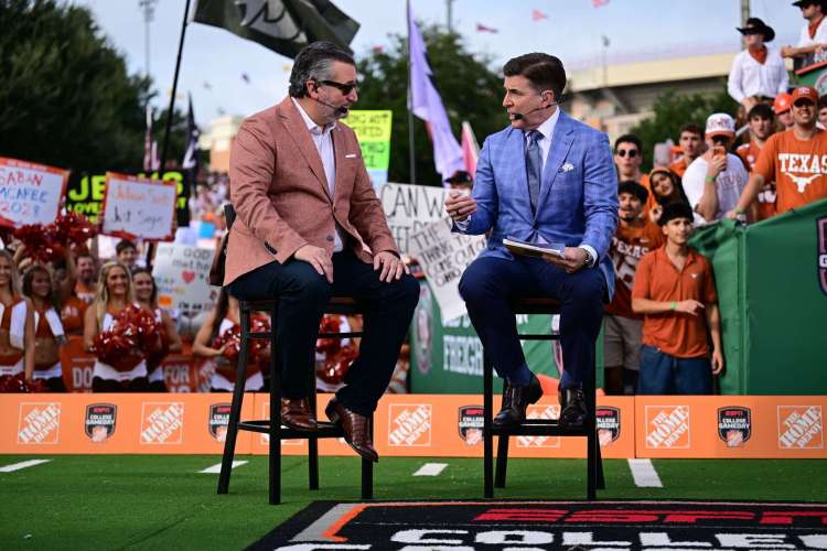 Ted Cruz with Rese Davis on College Gameday