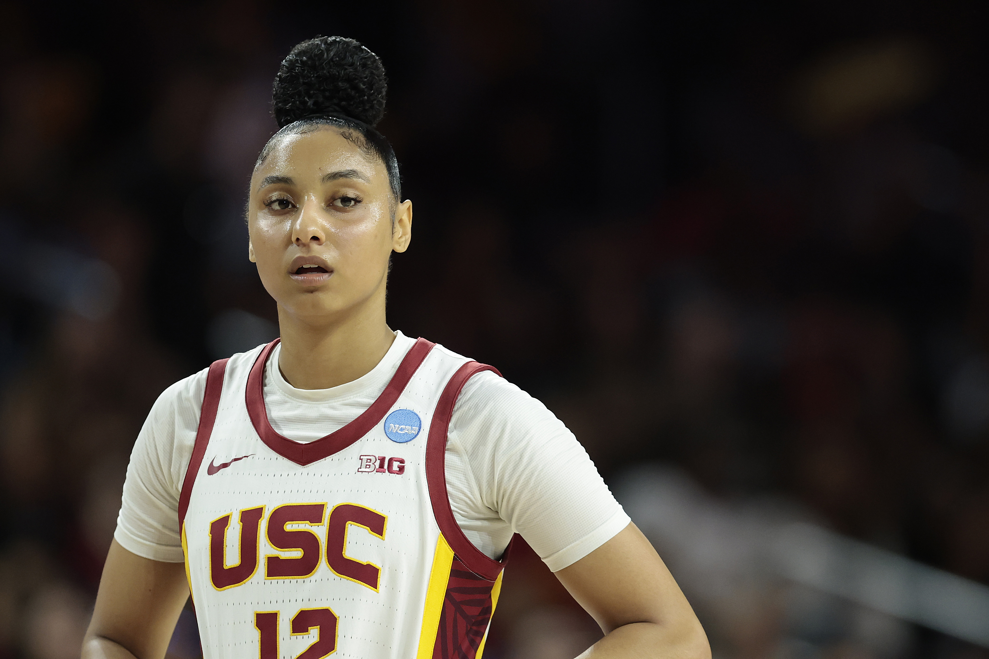 USC guard JuJu Watkins during a 2025 game