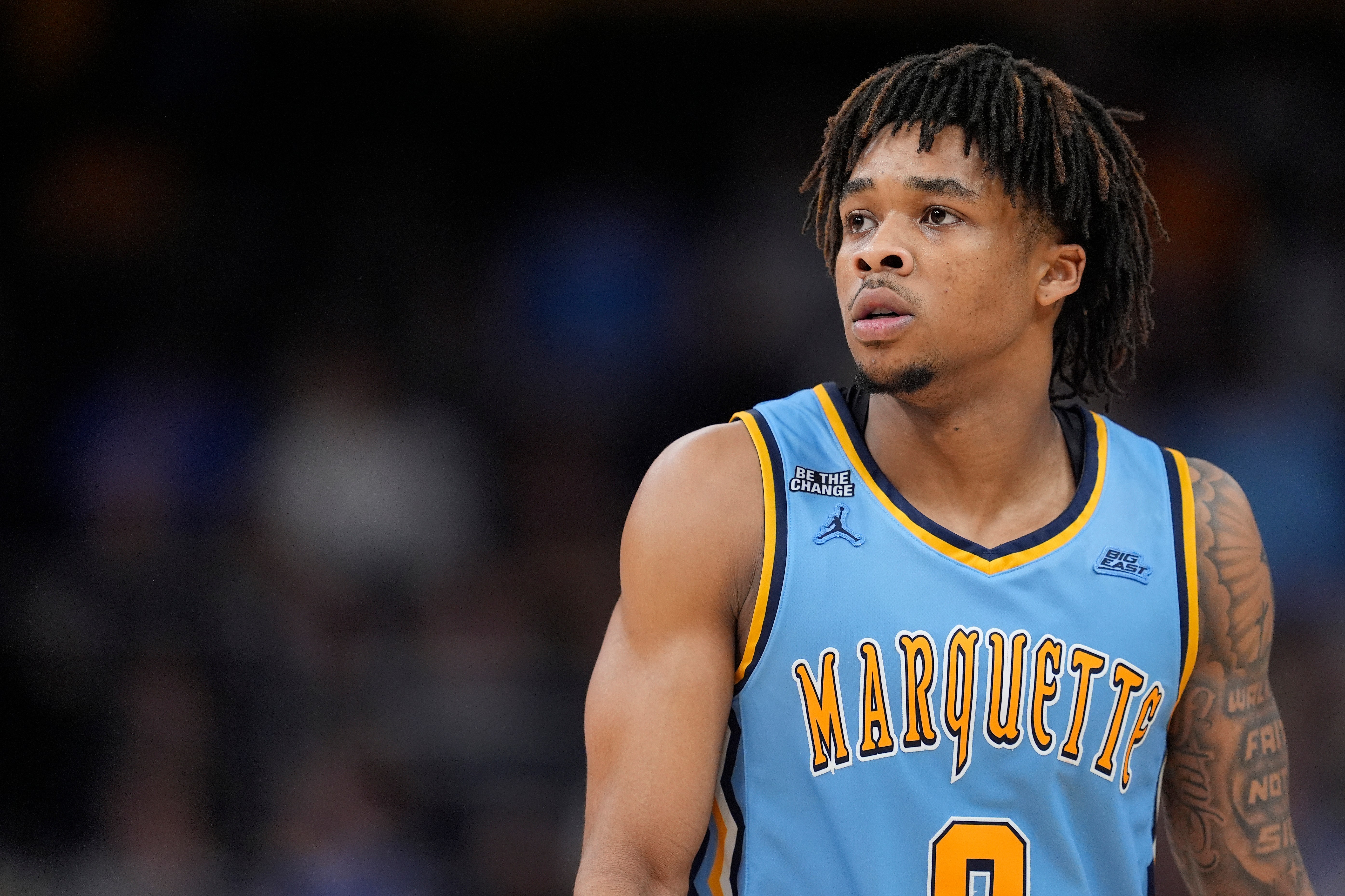 Marquette guard Nigel James Jr.