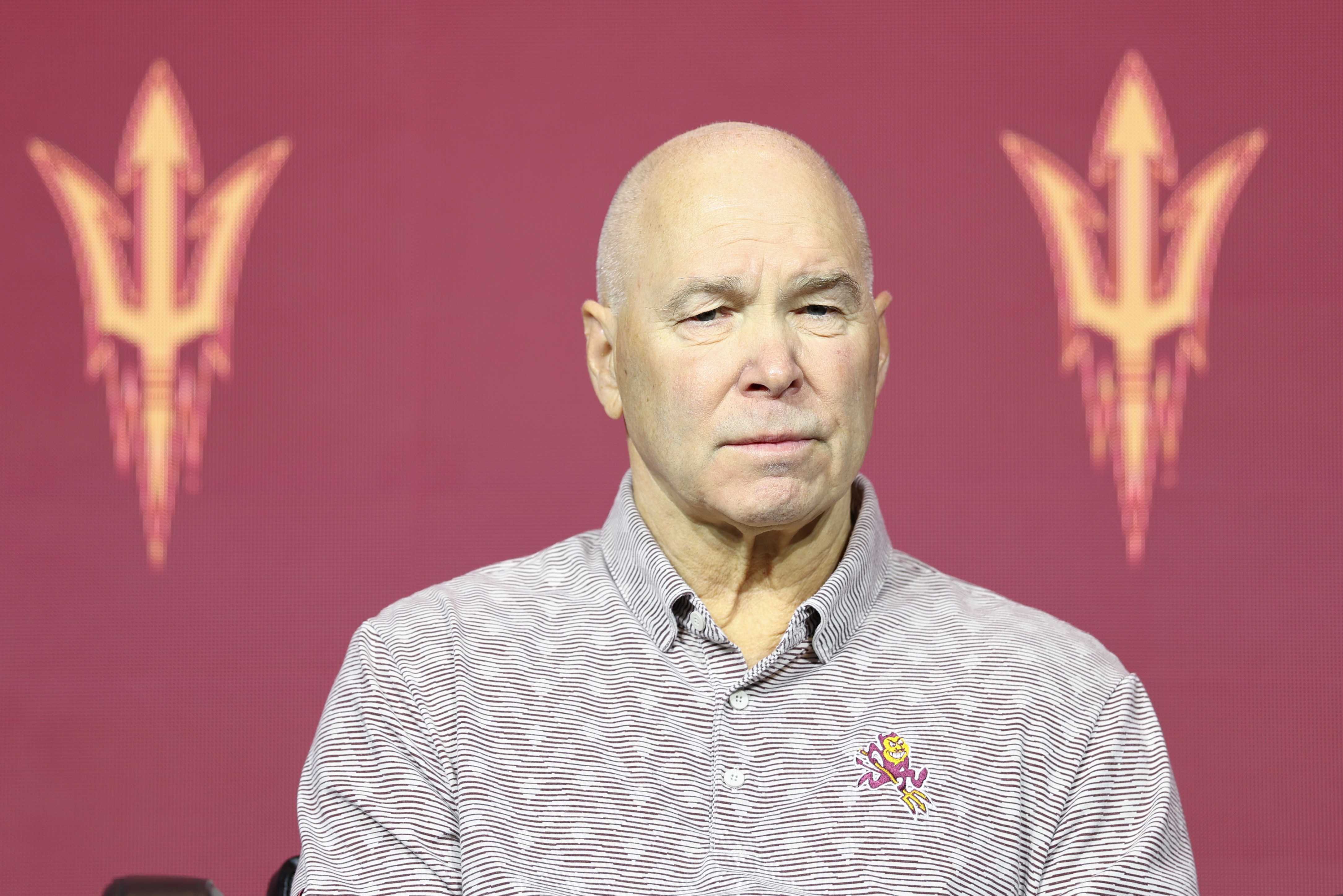 Arizona head coach Randy Bennett at the Big 12 Media Days