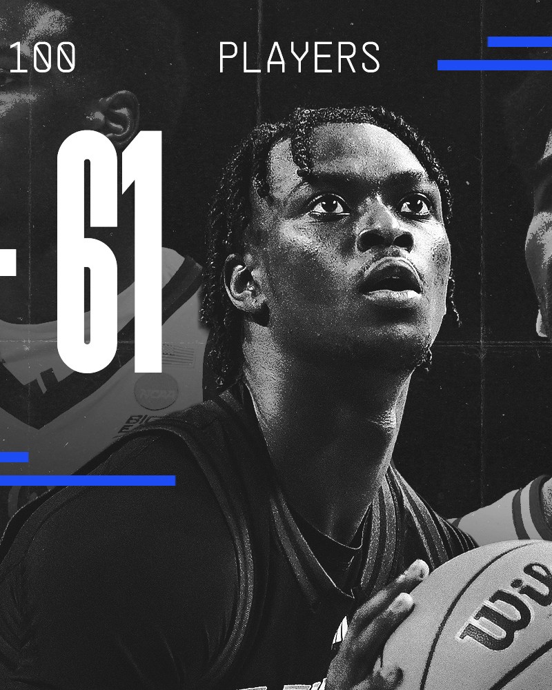 Hoops HQ ranked the top 100 players in college basketball for the 2026-27 season (From left: Ian Jackson, Zoom Diallo, Cayden Boozer)