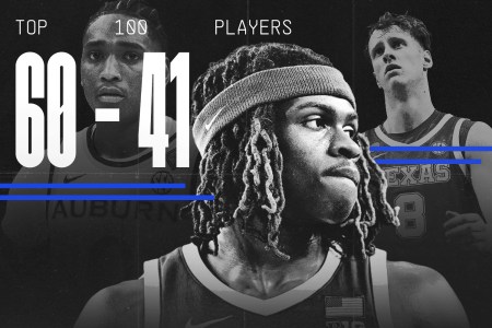 Hoops HQ ranked the top 100 players in college basketball for the 2026-27 season (From left: Ian Jackson, Zoom Diallo, Cayden Boozer)